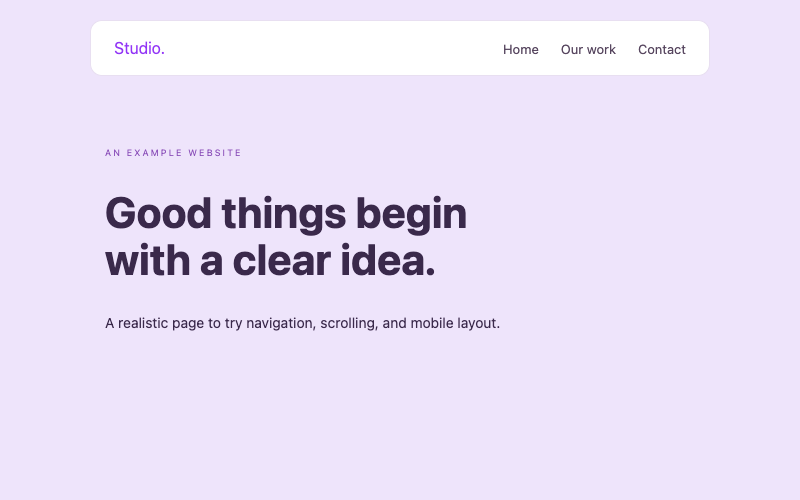 Add a Responsive Navigation Menu in WordPress preview